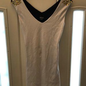 bebe White front Black back Cocktail dress Small